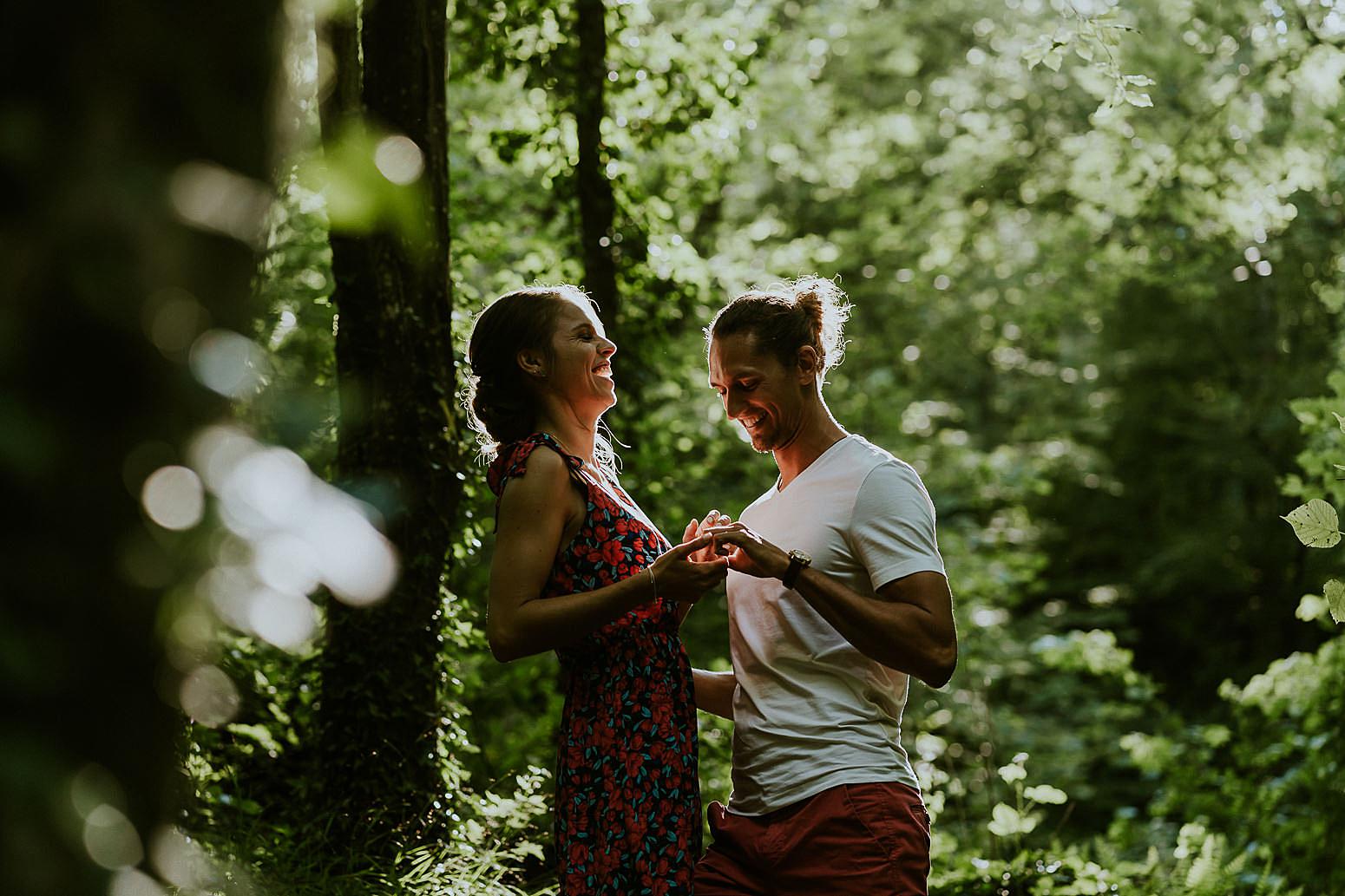 couple complice en Normandie