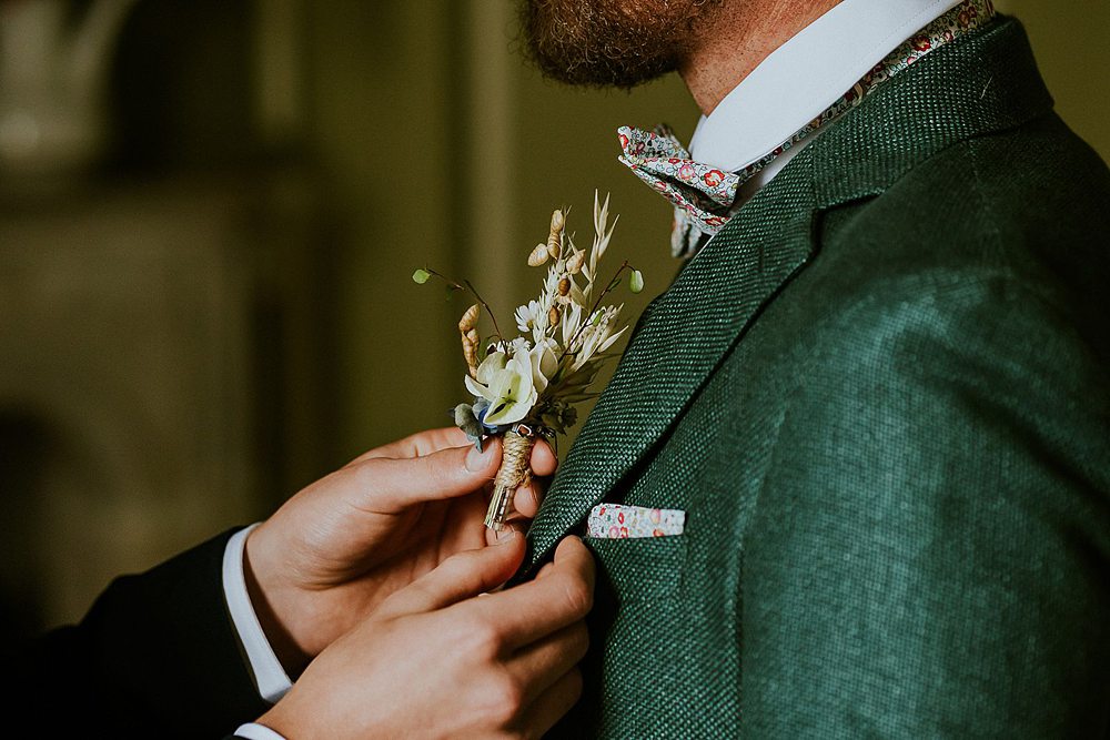 La boutonnière du marié