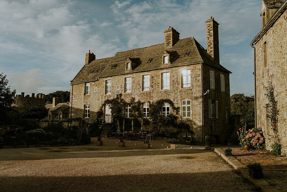 Château du Rozel à la golden hour