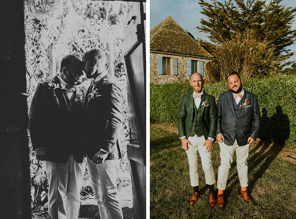 Portraits couple mariage homo