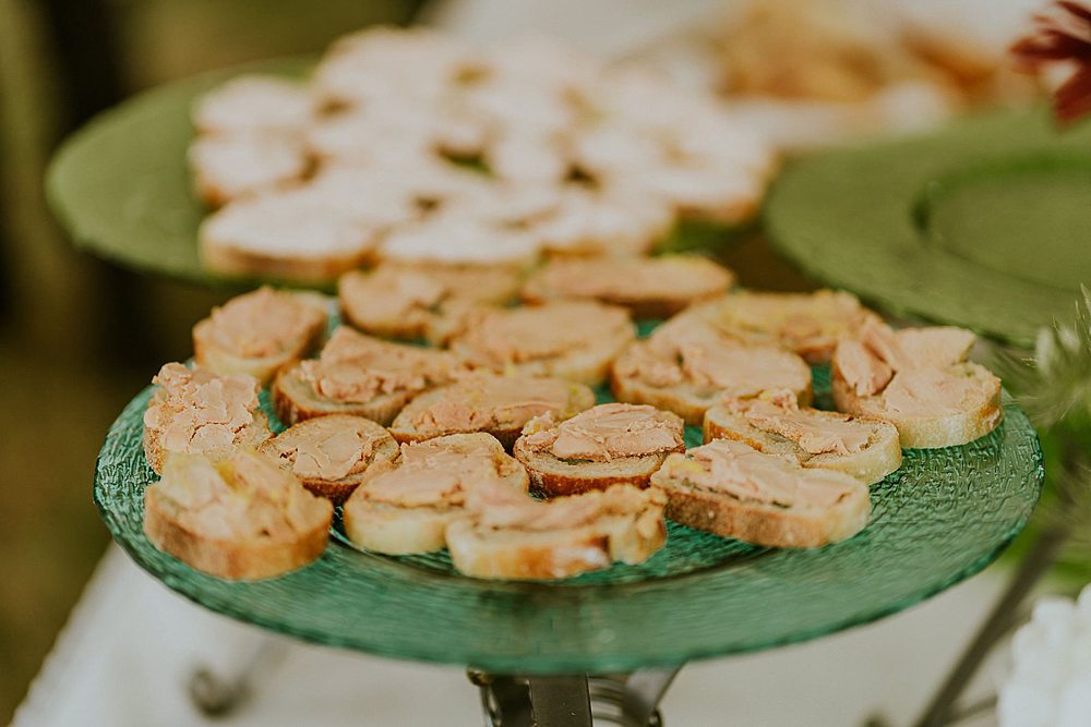 Toasts au foie gras